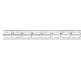 Starrett - 36in Blade 16R Grad Satin Chrome | CB36-16R